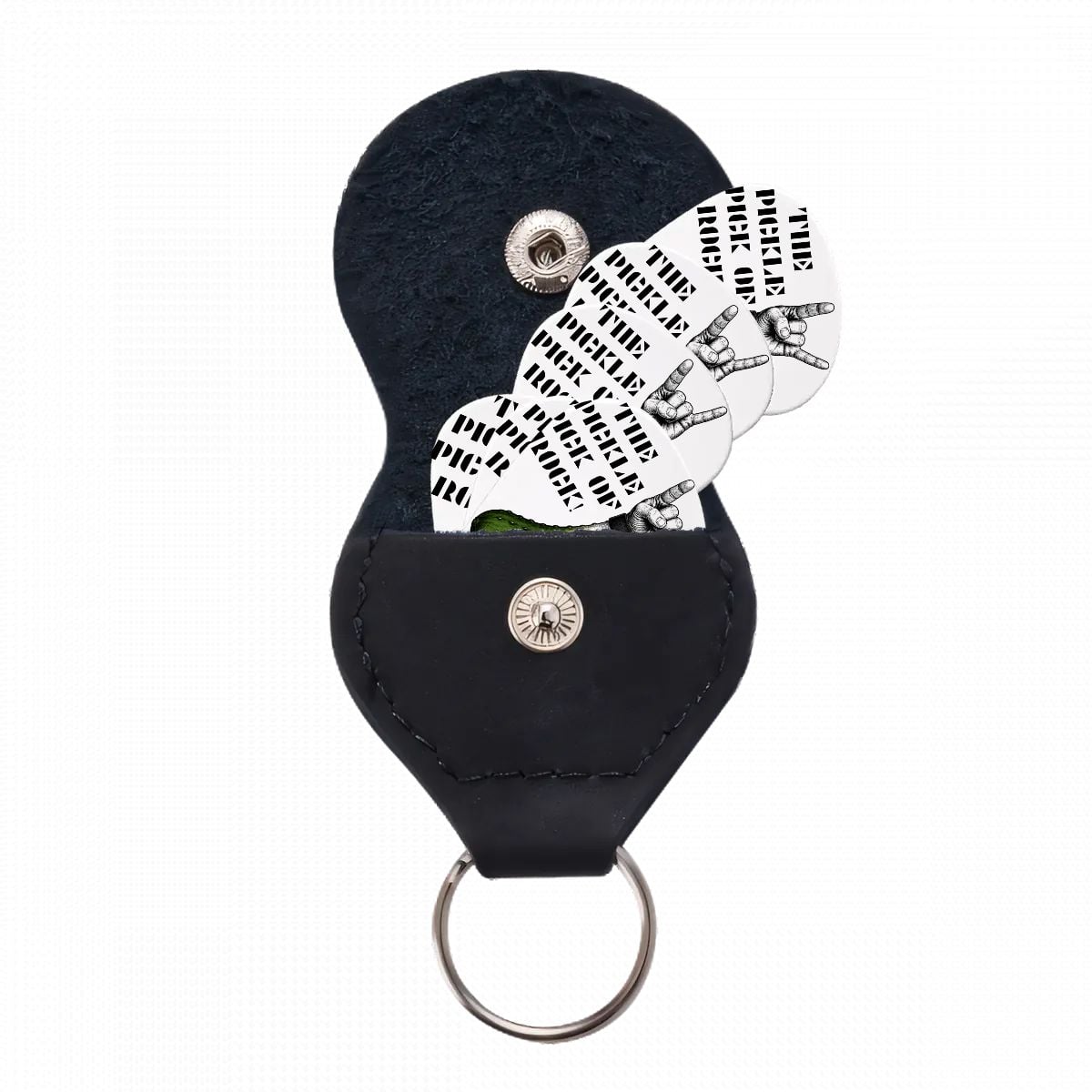 Guitar Picks 6 pcs  + Pick baggy THE PICKLE PICK OF ROCK